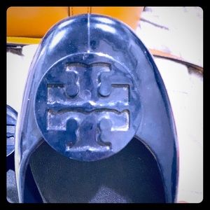 SOLD 🛍 - Tory Burch blue jelly flats